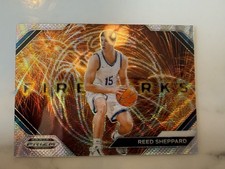 2024-25 Panini Prizm Draft Picks - Fireworks Reed Sheppard  Wave Prizm /99 (RC)