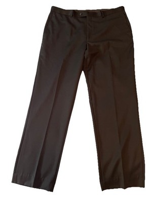 NWT Madison Mens Dress Pants 40x32 Black Modern Fit Motion Stretch msrp: $100