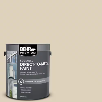 #ad #ad 1 Gal. #PPU4 12 Natural Almond Eggshell Direct to Metal Interior Exterior Paint $57.80
