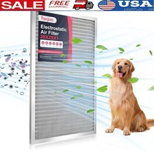Durable Reusable Electrostatic Air Filter High Efficiency Pollen Dust HVAC New