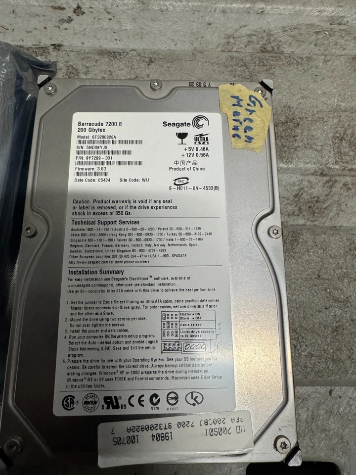 Seagate ST31200826A 120GB 7,2K 2MB ATA-100 3,5'' - Image 3 of 4