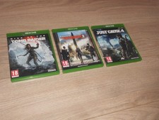 XBOX JOBLOT-Tomb Raider, Division 2, Just Cause 4 Xbox One Games