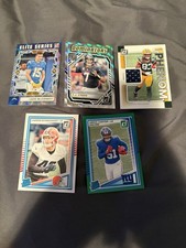 Donruss Schlesinger RC, Abdul Carter RC, Mcconkey, Stroud Williams patch