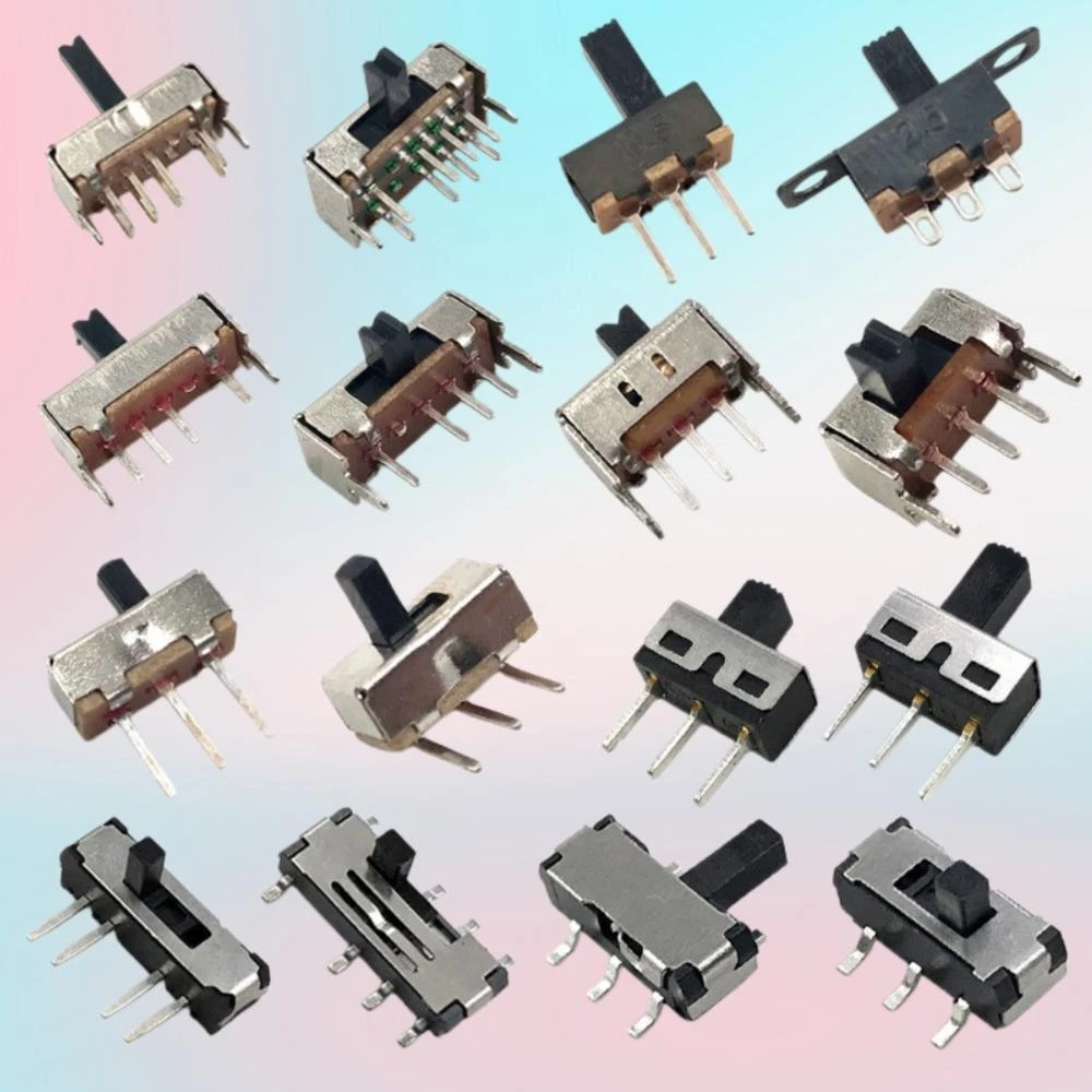 10 Interruttori A Scorrimento Mini On-off 1 Via 2 Posizioni Per PCB - Elettronica