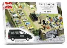 Cemetary With Funeral Car