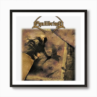 MET200-160-BK. Equilibrium - Sagas  Framed Wall Art Poster Canvas Print Picture