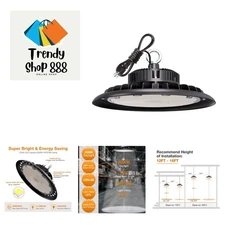 UFO LED High Bay Light 150W 21,000lm 5000K Daylight 600W HID/HPS Equivalent w...