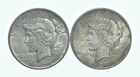 1922-D & 1924 Peace Silver Dollar $1 Bullion Collection Lot *118