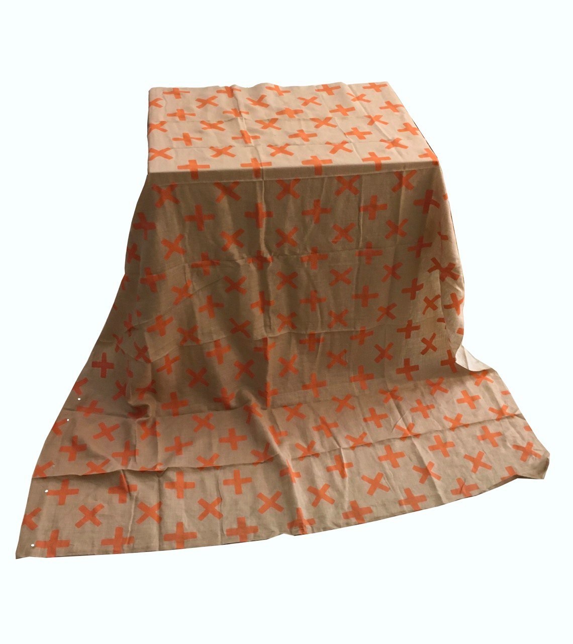 Kvadrat Kinnasand Lino Puro Scampolo 136x116 - Tessuto Design Lusso