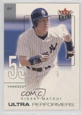2004 Fleer Ultra Ultra Performers Hideki Matsui #4UP 02v3