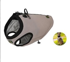 HUNTER Hunde-K&uuml;hlweste 2in1 inkl.Geschirr leichtes Mesh-Design atmungsaktiv Gr.S