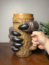 Jack Links Beef Jerky Sasquatch Hand Plastic Ad Mug 10"