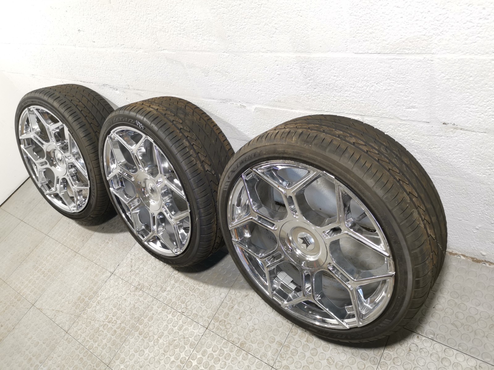 Maserati Ghibli S Q4 2014 Wheels Set of 3 Chrome