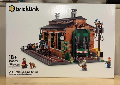 Lego Bricklink Designer Program Series 1 Old Train Engine Shed 910033 Sealed!