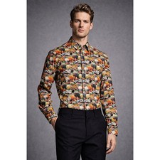 Paul Smith Shirt Vintage Seed Packet Archival Print 50th Anniversary Sz 16 399