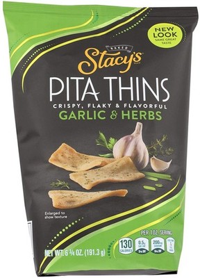 Stacy's Pita Chips Perfectly Thymed Pita Crisps, 6.75 Ounce