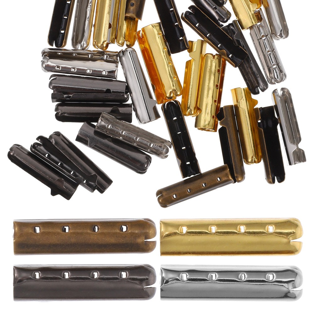 APL 40 Pezzi Testa Laccio Scarpe Miss Corda Serrature Punte di Ricambio