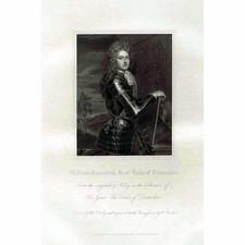 WILLIAM CAVENDISH Duke of Devon; Soldier, and Whig politician - Old Print 1830