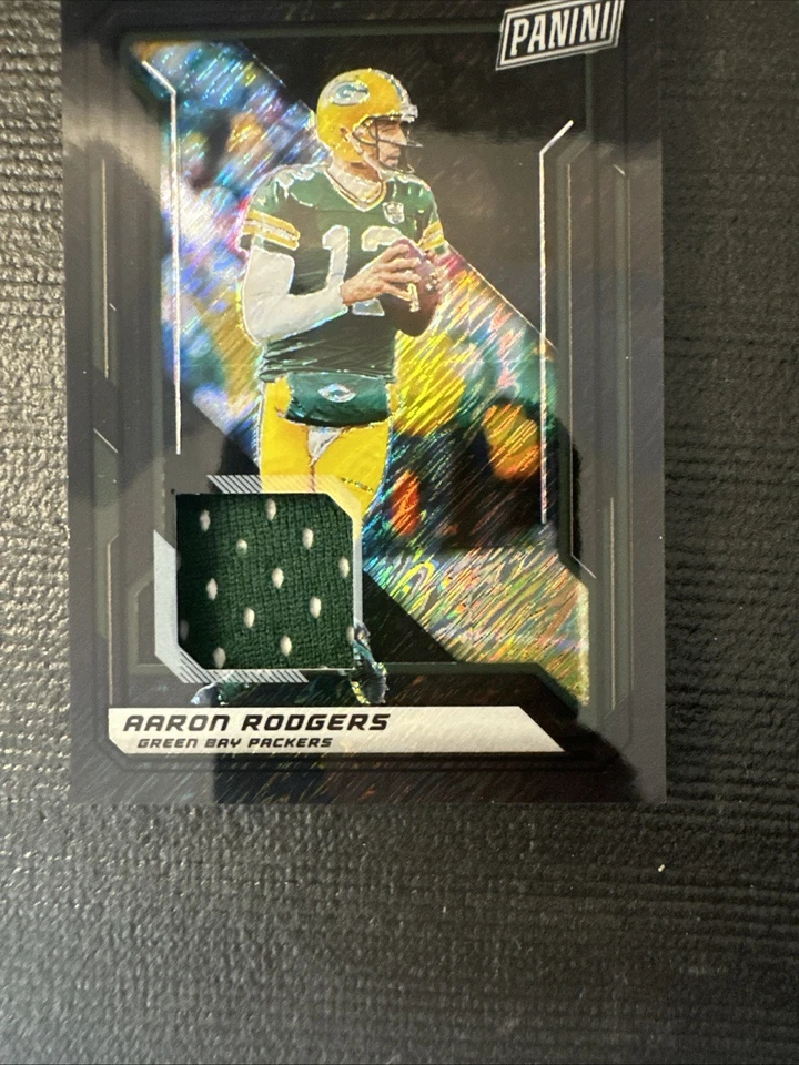 2019 Panini National Convention VIP - Aaron Rodgers Black Prizm Memorabilia /10 - Image 3 of 4