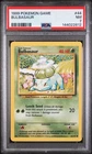 1999 POKEMON BASE SET UNLIMITED #44 BULBASAUR PSA 7