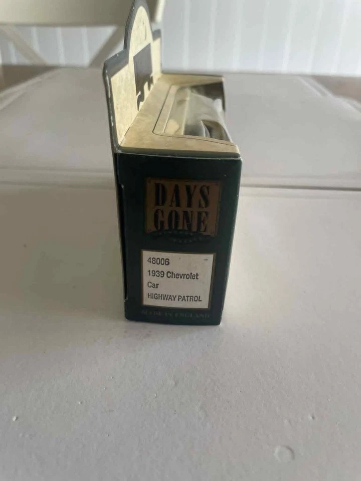 Chevrolet Police Car Ledo Days Gone Made in Eng 1939 Nº 48006 viene en caja como nueva Foto 3 de 4