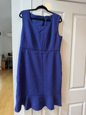 Ann Taylor Purple Sleeveless dress Size 14