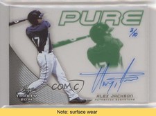2014 Leaf Trinity Pure Auto Green 3/10 Alex Jackson #P-AJ1 Auto READ i6j