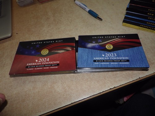 American Innovation Dollar - ALL 25 REVERSE PROOF COINS - Mint w/ Boxes 2018-24. - Picture 6 of 6