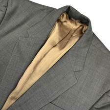 Jos. A. Bank Men  s 100 Wool 2-Button Blazer Jacket Brown   46L