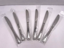 Oneida Stainless Steel Table Knife T015KDVF New Rim 6 Piece Set (New)