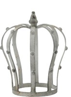 Garten-Krone Deko-Krone Pflanz-Krone Metall Vintage Shabby Optik 18 X 18 X 21 Cm