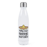 Nacho Durchschnitt Rezeptionist Doppelwand Wasserflasche Worlds Best Lustig Toll