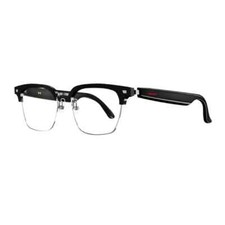  2 In 1 Headset Smart Glasses Bluetooth AI Voice Noise Reduction Mics Eyeglass