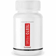 (1 BOTTLE) TESTO PRIME - Male Enhancement Testosterone Booster - 90  Caps