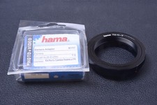   HAMA T2/C-Y LENS ADAPTER CONTAX, YASHICA BAYONET TO T2 42MM SCREW W/ BOX 104-1