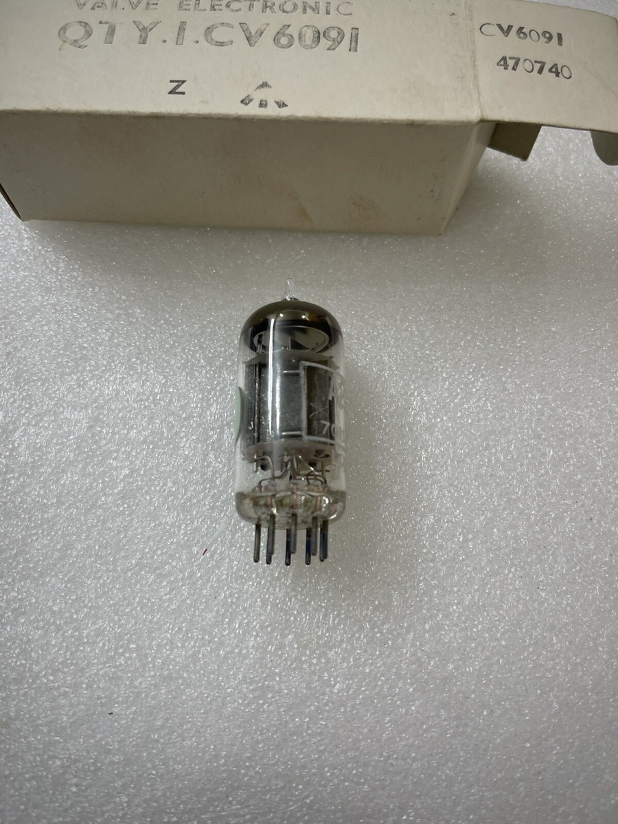 GEC A2900 CV6091 B309 12AT7 black Welded plate Disc Getter NOS