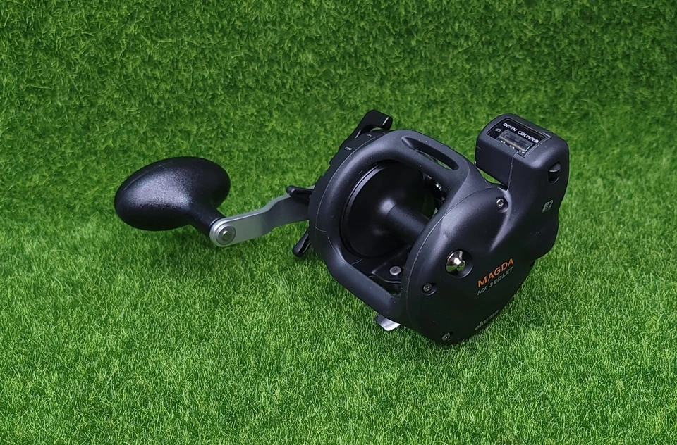 Okuma Magda Pro DXT 4.0:1 Levelwind Line Counter Reel, Left Hand - MA-30DLXT - Image 2 of 4