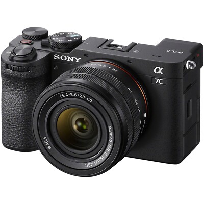 Neu Sony Alpha a7C II Digitalkamera mit 28-60mm Objektiv schwarz