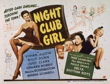 Night Club Girl Lobby Card Vivian Austin Max Rosenbloom Judy - 1945 Old Photo