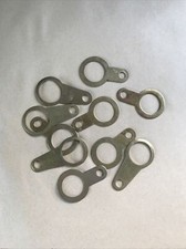 10 X 20mm Brass Armoured/ Conduit Earth Rings/ Tags Never Been Used