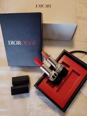 DIOR ROUGE COFFRET SET MINI LIPSTICKS DIOROUGE 999 Velvet 100 Nude Look Matte