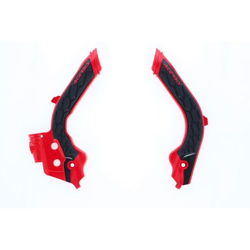 Protège-mains Moto ACERBIS X-FACTORY – Noir Et Rouge | Protection Robuste Pour Trails Et Enduro