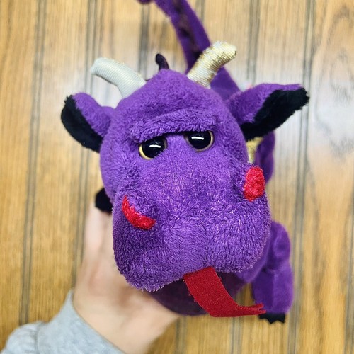 Ganz Webkinz Purple Emperor Dragon Plush Vintage - Picture 5 of 6