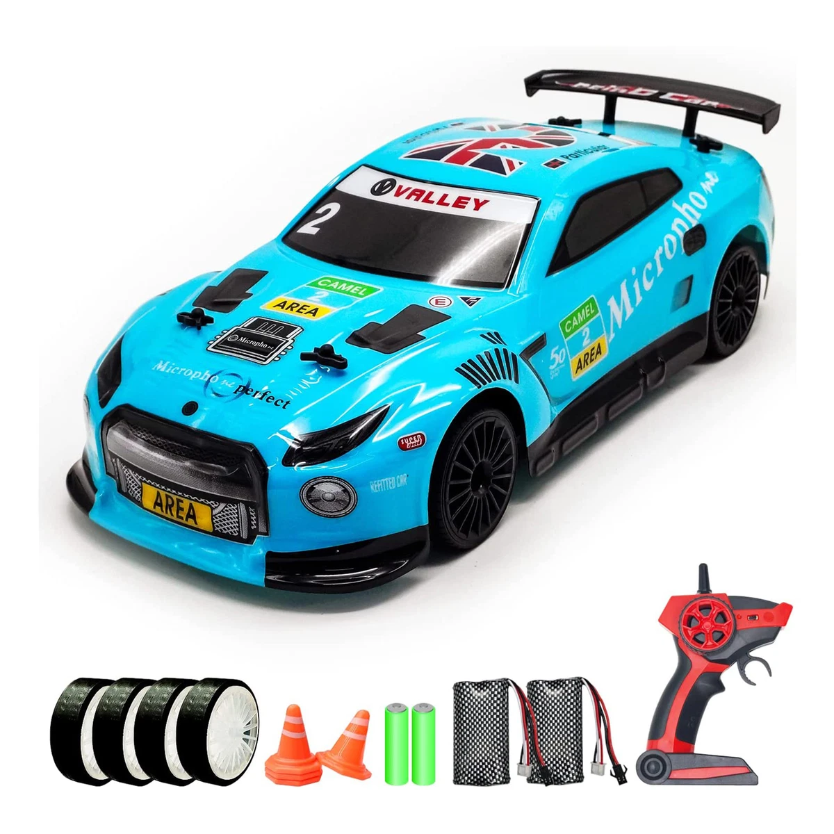 1 14 Ratio Scale Remote Control Sport Racing Car with Drifting Set