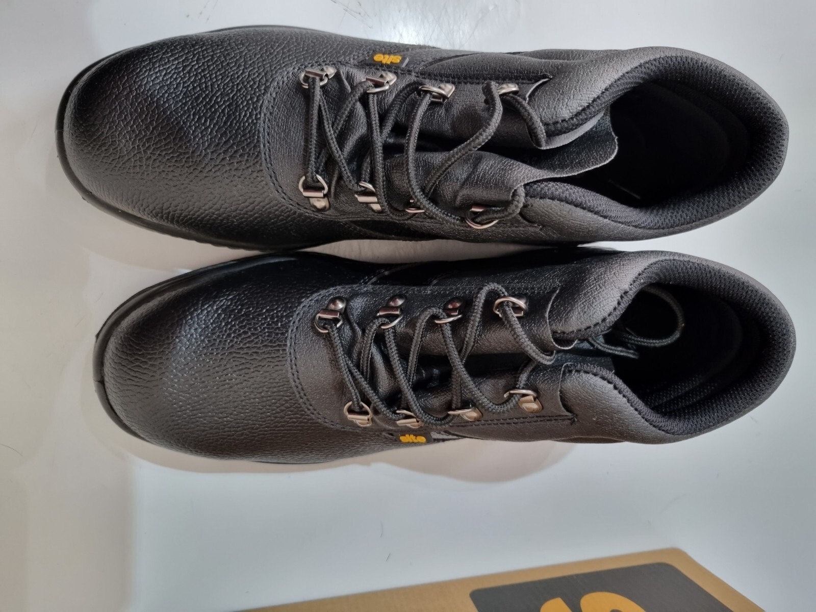 Site Slate Safety Boots Black Size 10 UK eBay