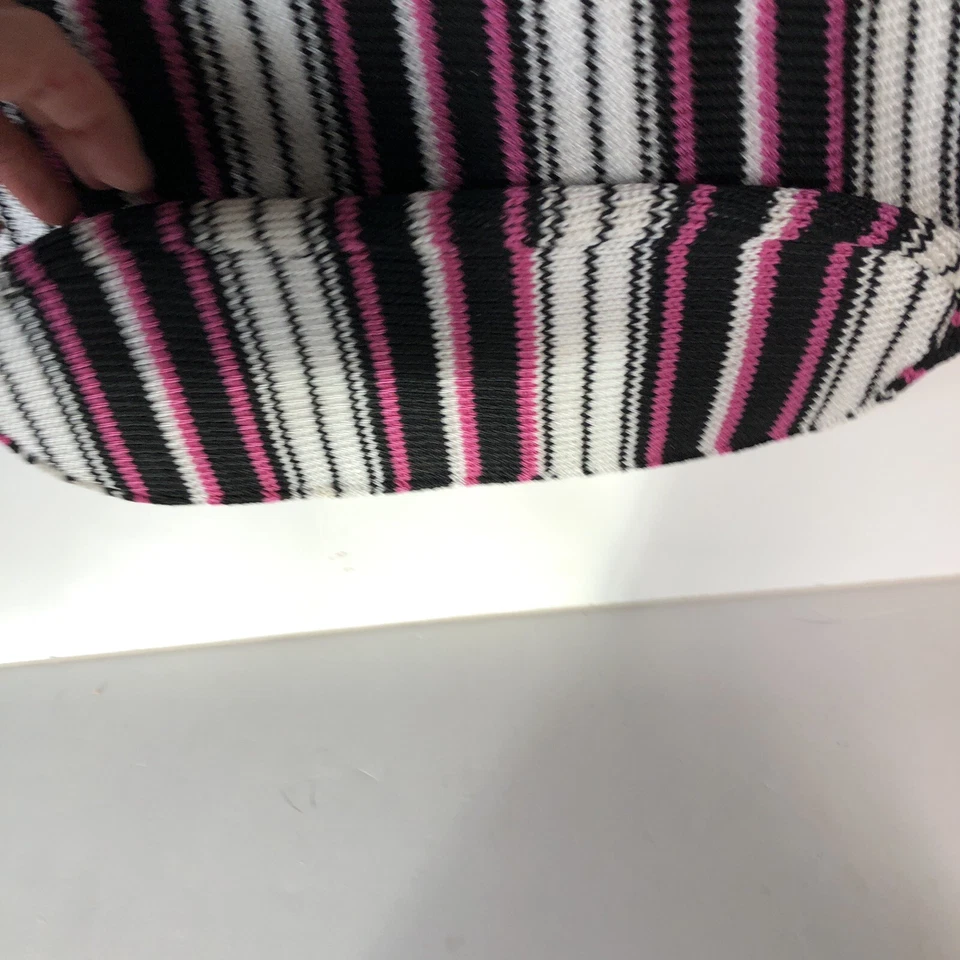 Bolso de Mano The Sak Tejido con Mango de Madera a Rayas Foto 3 de 4