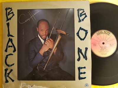 DISCO LP CRAIG HARRIS - BLACK BONE - 1983 SOUL NOTE SN 1055 - EX+/GD