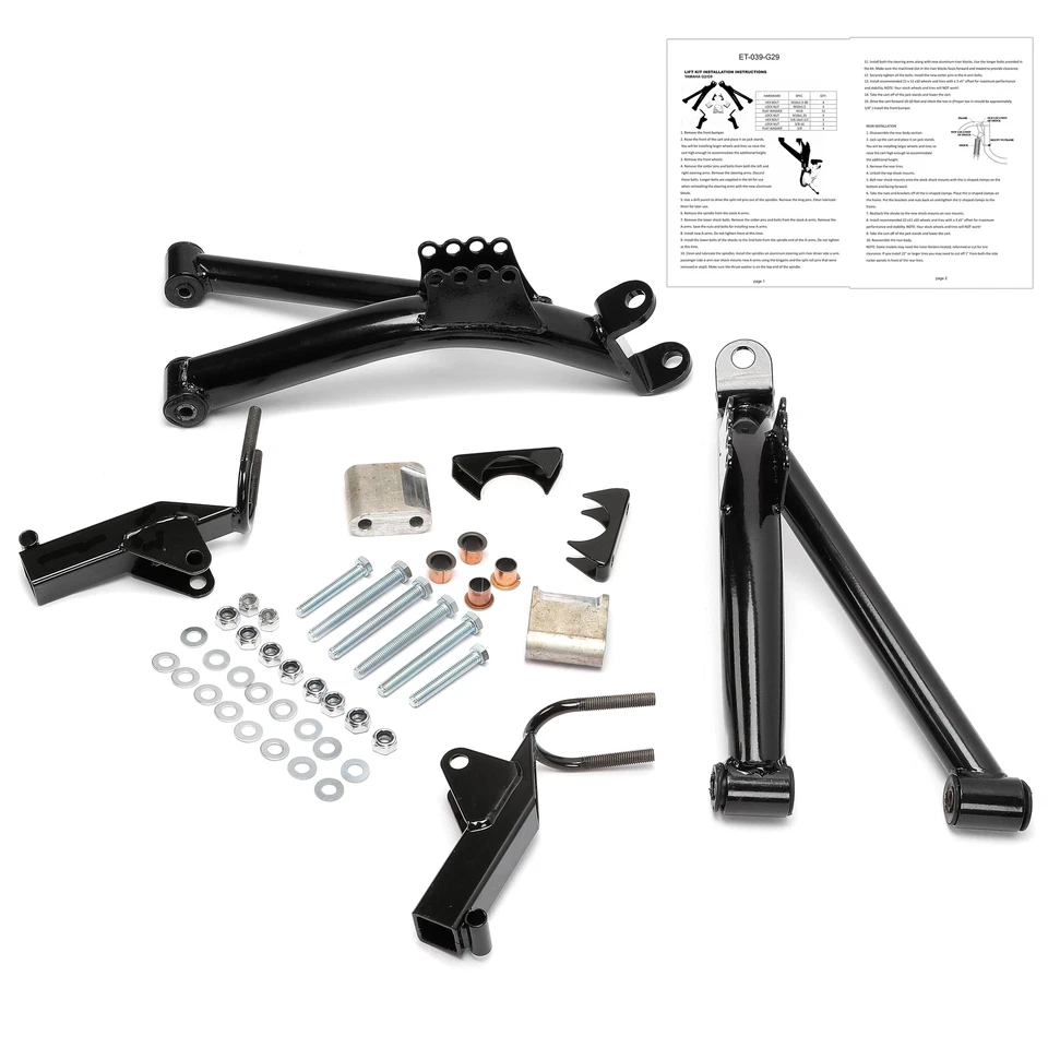 NUEVO Kit de elevación de brazo en A de 6"" para carro de golf Yamaha G2 G9 G2A G2E G9A G9E 1985-1995 Foto 2 de 4