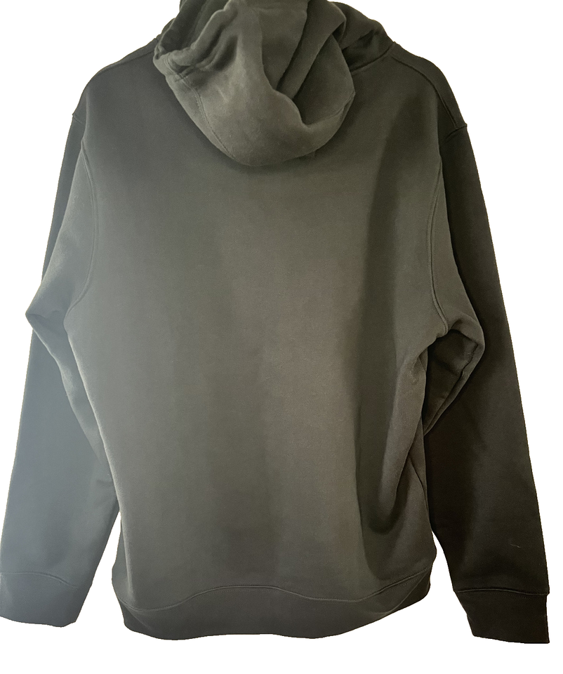 Caterpillar CAT Men’s Embroidered Pullover Logo Hooded Sweatshirt Black