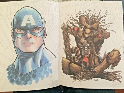 NEW SDCC 2018 TOUR HUMBERTO RAMOS FUNDAMENTALS COLOR SKETCHBOOK SIGNED SOFTCOVER - Picture 10 of 10
